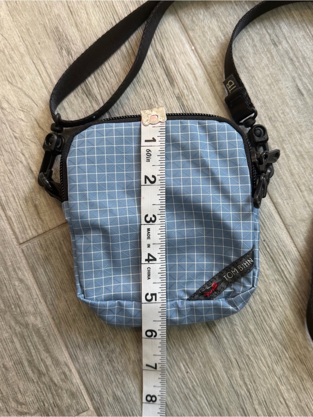 Tom Bihn Acuity Rare Light Blue 200d Halcyon Cublet Crossbody Bag Rip Stop Usa — image 3 of 7